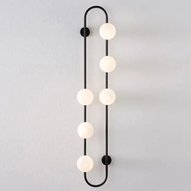 Настенное Бра Hoop Wall H115 Black ImperiumLoft 213737-26 Настенное Бра Hoop Wall H115 Black ImperiumLoft 213737-26