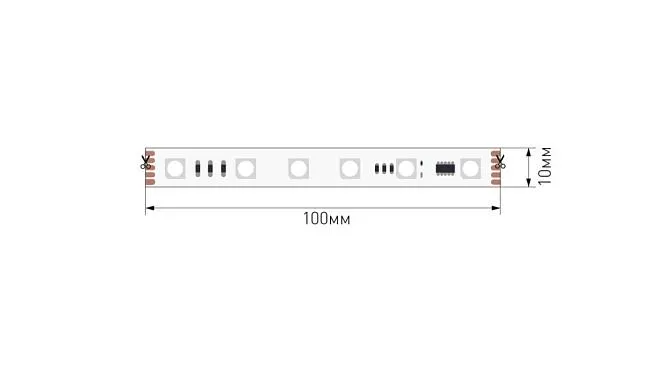Светодиодная лента SWG SWG5PT60-12-9-WS2815RGB SWG5PT60 Светодиодная лента SWG SWG5PT60-12-9-WS2815RGB SWG5PT60
