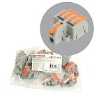 Клемма разветвительная 1 вх 4 вых (10 шт) наборная STEKKER 49792 LD220-104