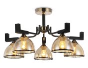 Потолочная люстра Ambrella light TR9099/5 BK/GD/TI