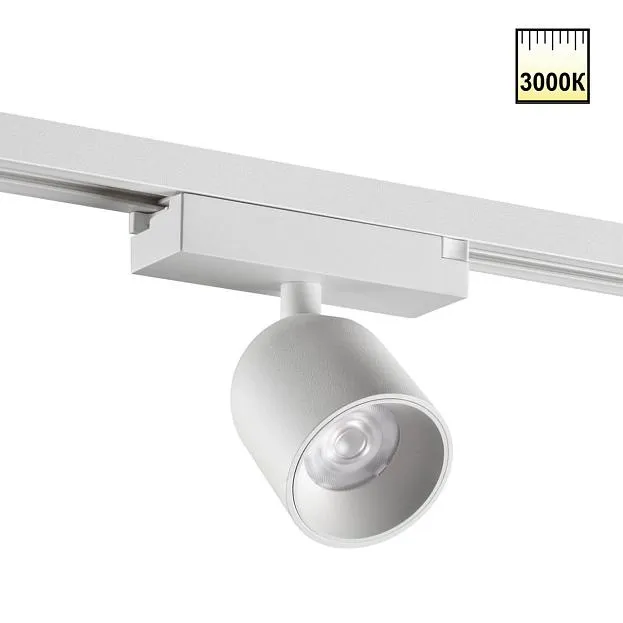 Светильник трековый однофазный двухжильный IP20 LED 10W 180-265V 3000К Novotech 359805 SOLETTE