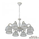Люстра с плафонами Arte Milano 349737/8 WT+G AM349737
