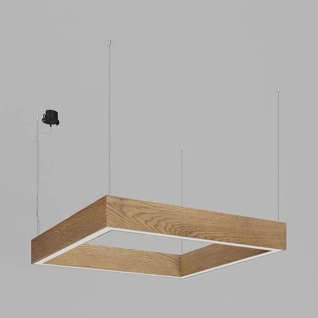 Подвесной светодиодный светильник Ledron KVADRO Basic 1690х2355 Black 3000K