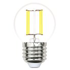 Лампочка светодиодная филаментная Volpe LED-G45-5,5W/4000K/E27/CL/SLF Optima Филамент