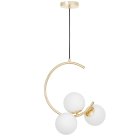Подвесной светильник Lumina Deco LDP 7031-3 F.GD Bonio