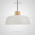 Подвесной светильник WILLES Размер L. Цвет белый (Аляска), светлое дерево. Lampatron 671-5939