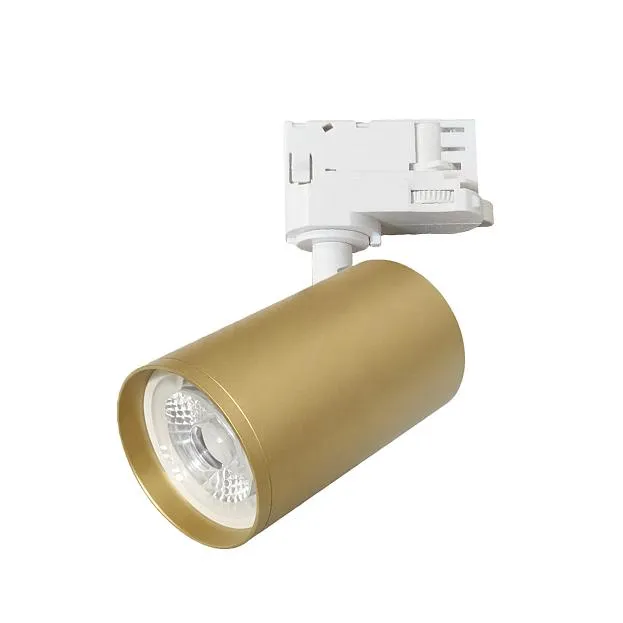 Трековый светильник Золотистый GU10 1*50W IP20 D52xH160 220V Без ламп ST Luce ST692.202.01 TRACE