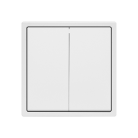 Переключатель двухклавишный перекрёстный LeDron 2G Intermediate White