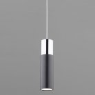 Подвесной светильник Eurosvet 50135/1 LED хром/черный 12W 00000084443 Double Topper