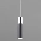 Подвесной светильник Eurosvet 50135/1 LED хром/черный 12W 00000084443 Double Topper