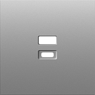 Накладка для розеток USB, серый графит, Donel DS28659 S08