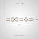 Реечный, рядный светильник HOLM LONG Размер S. Цвет прозрачный Lampatron f-holm-long-s-clear 8934-25827