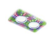 Встраиваемый точечный светильник Ambrella light S234/2 W/CH/M Compo Spot