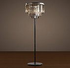 Торшер RH 1920S ODEON Clear Glass Flor Lamp SMOKE ImperiumLoft 85488-22 41.084