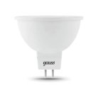 Лампа Gauss 201505205 GU5.3 5W 4100K полусфера матовая MR16 LED