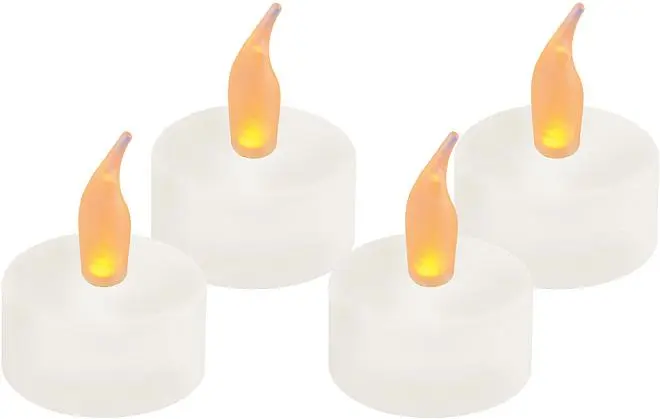Декоративная свеча Uniel ULD-F070 WARM WHITE TEACANDLE SET4 Декоративная свеча Uniel ULD-F070 WARM WHITE TEACANDLE SET4