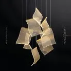 Подвесной светильник MIRAN 8 светильников на диске. Lampatron 2603-6153