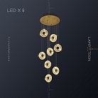 Готовая комбинация светильников GODIVA MORE 8 ламп Lampatron 4619-11679