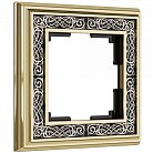 Рамка на 1 пост Werkel W0011430 Palacio Gracia (золото/черный) a051328