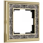 Рамка на 1 пост Werkel W0011430 Palacio Gracia (золото/черный) a051328