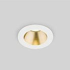 Встраиваемый светильник Elektrostandard 25023/LED 7W 4200K WH/SB белый/бронза Teka a056771
