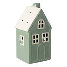 Фигурка Домик керамика, зелёный, 110х89х205 мм с подсветкой Eglo 429849 CATACOL