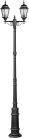 Наземный фонарь Oasis Light 91410MA/E7 Bl ромб ASTORIA 2M