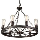 Подвесная люстра Loft Wheel Pendant 9 ImperiumLoft 75717-22 40.1185