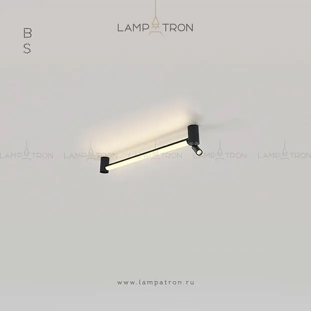 Потолочный светильник FORCE Тип B. Размер S. Цвет Черный Lampatron 4163-10300 Потолочный светильник FORCE Тип B. Размер S. Цвет Черный Lampatron 4163-10300
