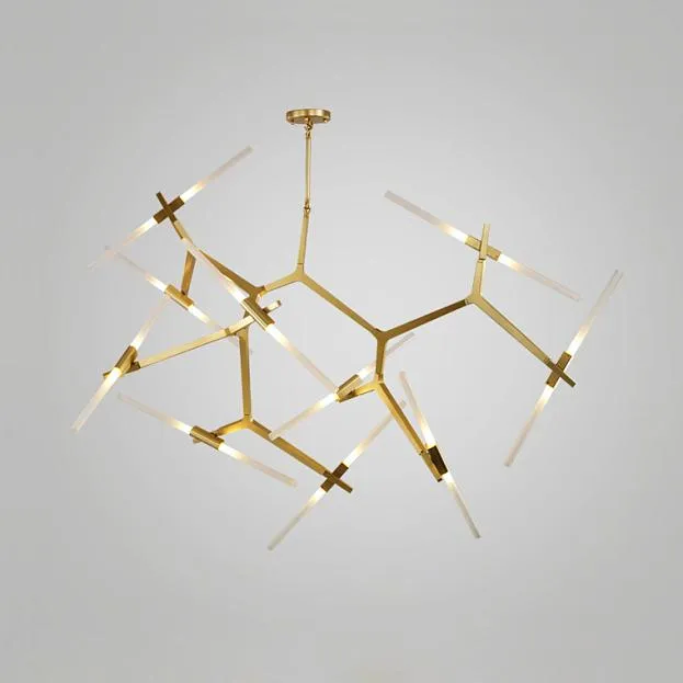 Подвесная люстра ANDES 20 Латунь ImperiumLoft 179748-26 ANDES01