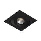 Встраиваемый поворотный светильник под сменную лампу Ledron AO1501006 SQ Black