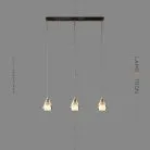 Готовая комбинация светильников SOLDIS TRIO Цвет Черный Lampatron soldis-trio-black 5202-13283