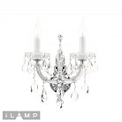 Светильник настенный iLamp W6071-2 CR+CL Diamond
