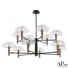 Люстра APL LED 3308.1006/6+6 FP+BK Portofino