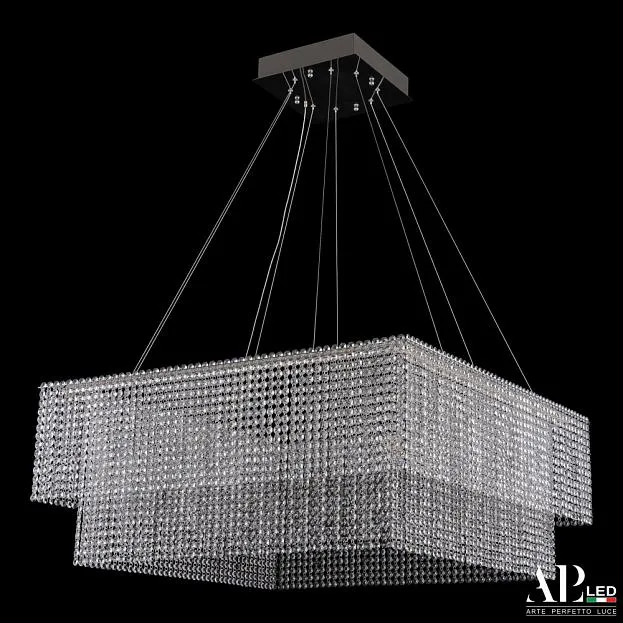 Люстра светодиодная хрустальная APL LED SH04.86.C.Ni.4000 Sicilia Люстра светодиодная хрустальная APL LED SH04.86.C.Ni.4000 Sicilia