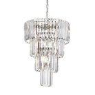 Подвесная люстра Delight Collection 8114 L9 chrome Helix