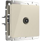 ТВ розетка проходная Werkel W1184003 (слоновая кость) a051483