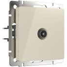 ТВ розетка проходная Werkel W1184003 (слоновая кость) a051483