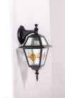 Настенный фонарь уличный Oasis Light 91102/04 lgY Bl FARO lead GLASS