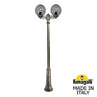 Садово-парковый фонарь FUMAGALLI G30.157.S20.BZF1R RICU BISSO/G300 2L GLOBE 300