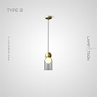 Подвесной светильник FANUEL Тип B. Цвет Латунь Lampatron f-fanuel-b-brass 7336-20210