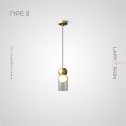Подвесной светильник FANUEL Тип B. Цвет Латунь Lampatron f-fanuel-b-brass 7336-20210