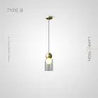 Подвесной светильник FANUEL Тип B. Цвет Латунь Lampatron f-fanuel-b-brass 7336-20210