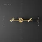 Бра LIVEIG WALL 3 лампы Lampatron 6009-15988