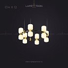 Кольцевые люстры и светильники WENDEL 12 ламп. Цвет Белый Lampatron wendel-12-white 4551-11512
