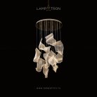 Подвесной светильник MIRAN 12 светильников на диске. Lampatron 2603-6154