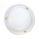 Светильник стекло/белое/кремовый E27 2*60Вт D460 Sonex 2617 GRECA WOOD