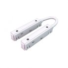 Коннектор питания угловой для магнитного шинопровода iLEDEX TECHNICAL CORNER POWER CONNECT 4822-L380-WH VISION48/22