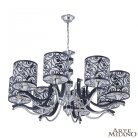 Люстра подвесная с плафонами 304957/8 Bk/Ni Arte Milano Florentia