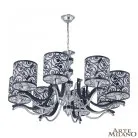 Люстра подвесная с плафонами 304957/8 Bk/Ni Arte Milano Florentia